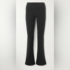 Skims foldover bootcut legging, onyx, size S
